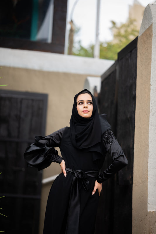 Plain Black Scarf
